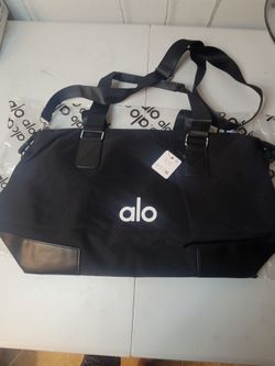 Bag alo new with leather; traveler style