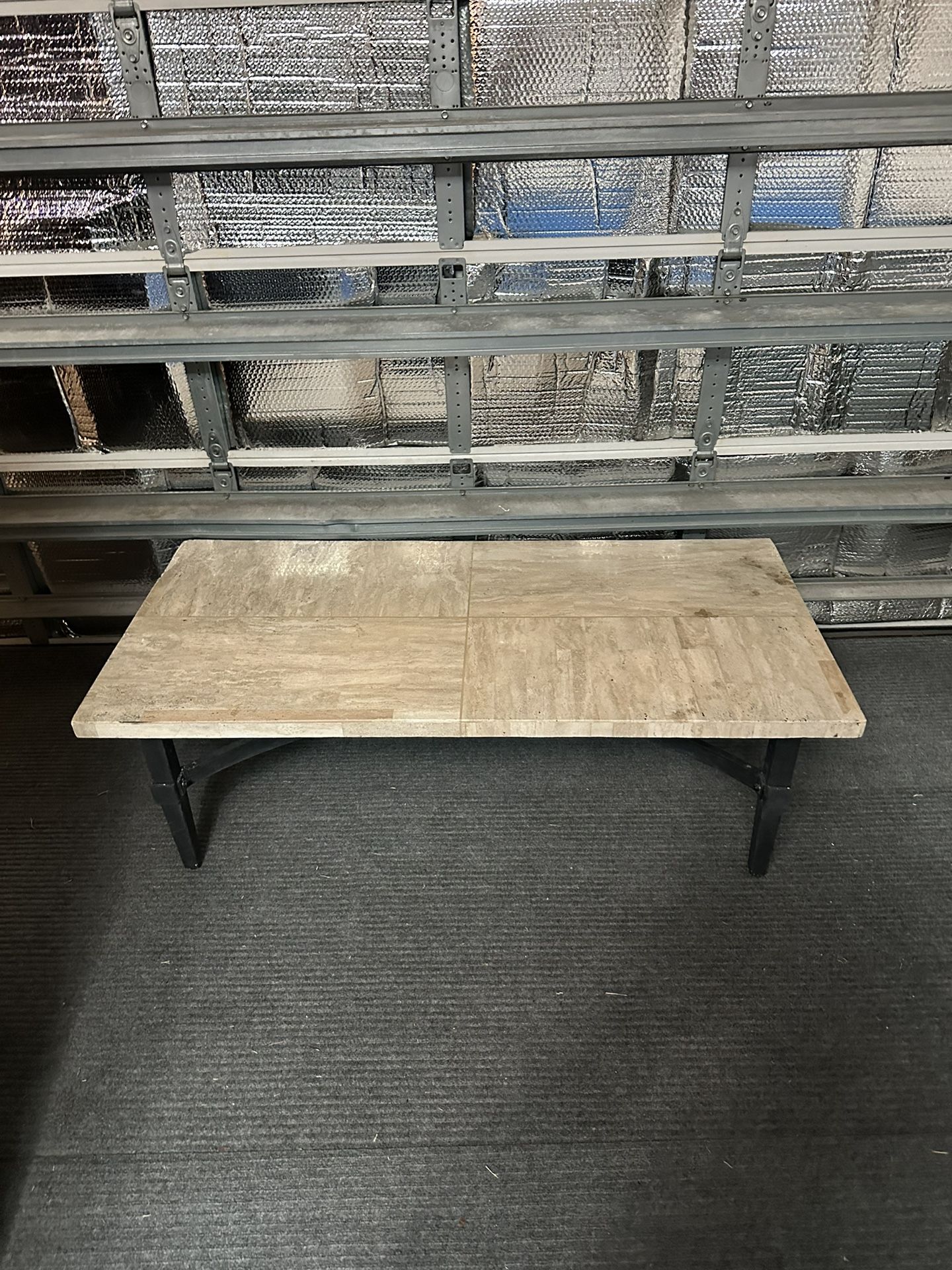 Faux Stone Marble Patio Table