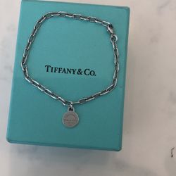 Tiffany Sterling Silver .925 Charm With Bracelet. 