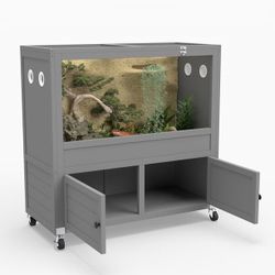 New -45 Gallon Reptile Terrarium with Stand