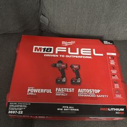 Milwaukee 2 Tool Combo Fuel 18 Volts 