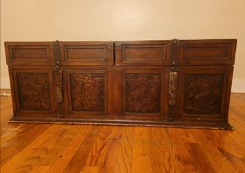 Solid Wood Steamer Trunk