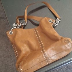 MK Tan Studded Purse