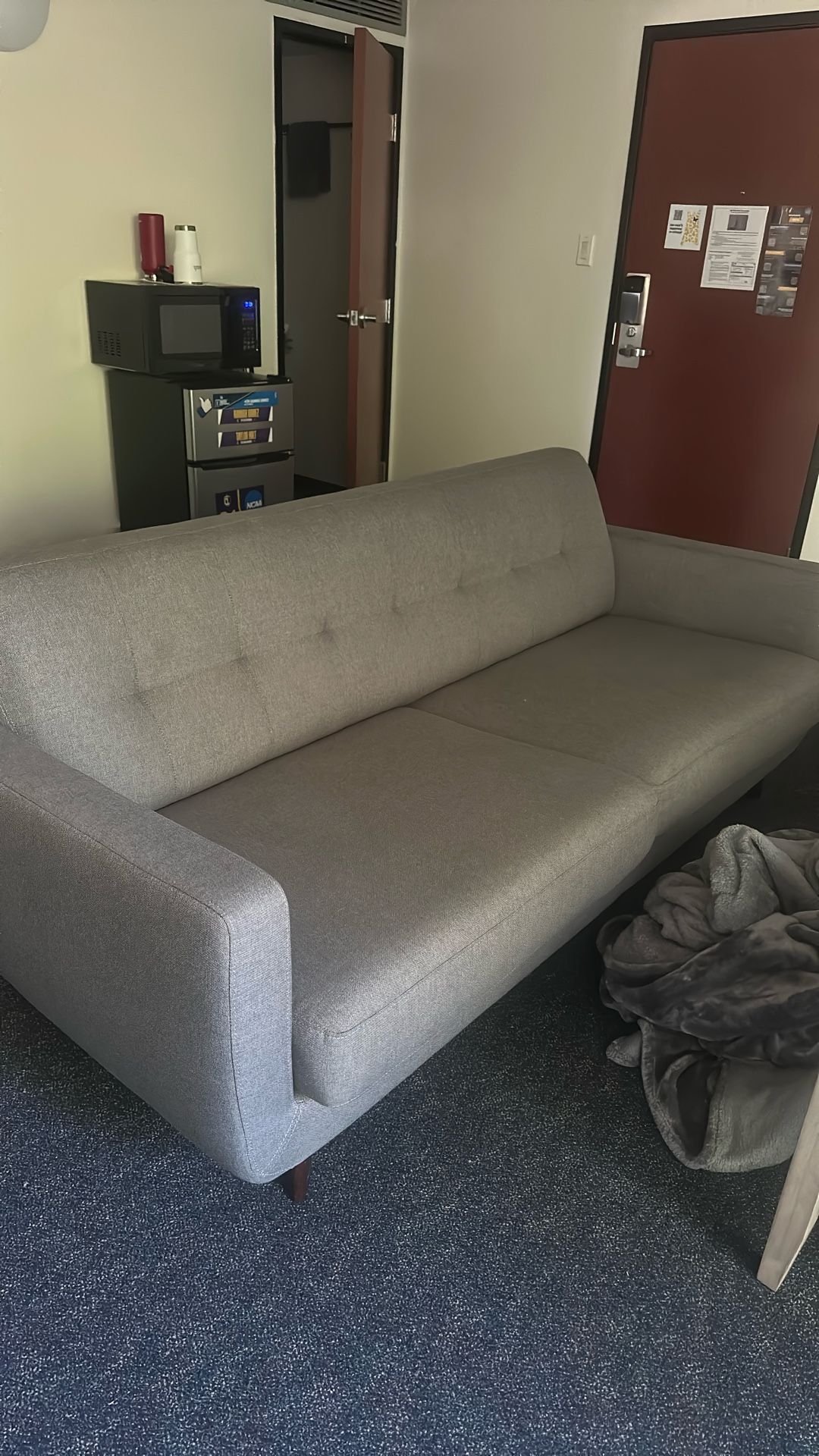 Grey Couch 82”x32”
