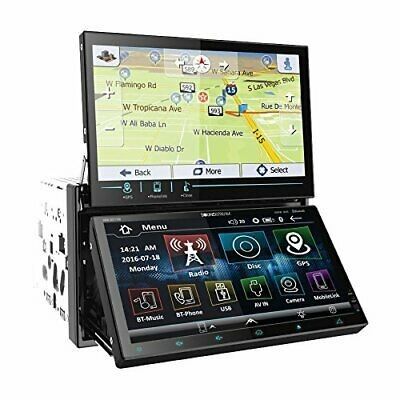 Soundstream VRN-DD7HB Double DIN Dual 7" LCD Display In Dash DVD Receiver with Bluetooth and Mobile Link