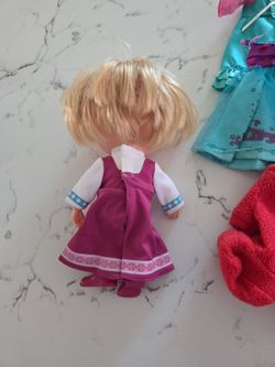 MASHA AND THE BEAR DOLL 10" TALL & CLOTHES SEE DESCRIPTION