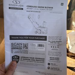 Snow blower