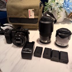 Sony A6100 Camera Bundle Package 