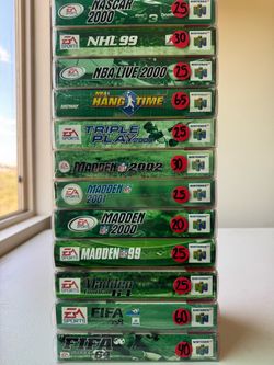 Nintendo 64. N64. Madden NFL. FIFA
