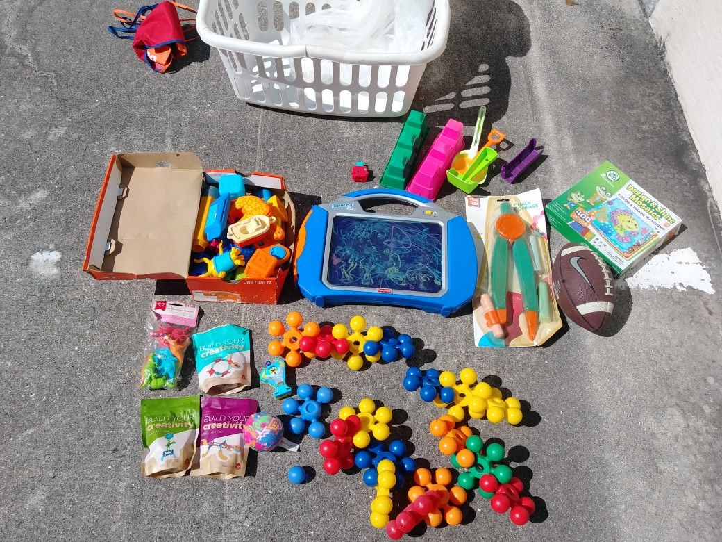 Lot of kids toys