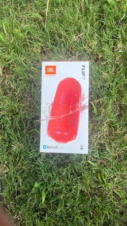 Red Jbl speaker flip 7