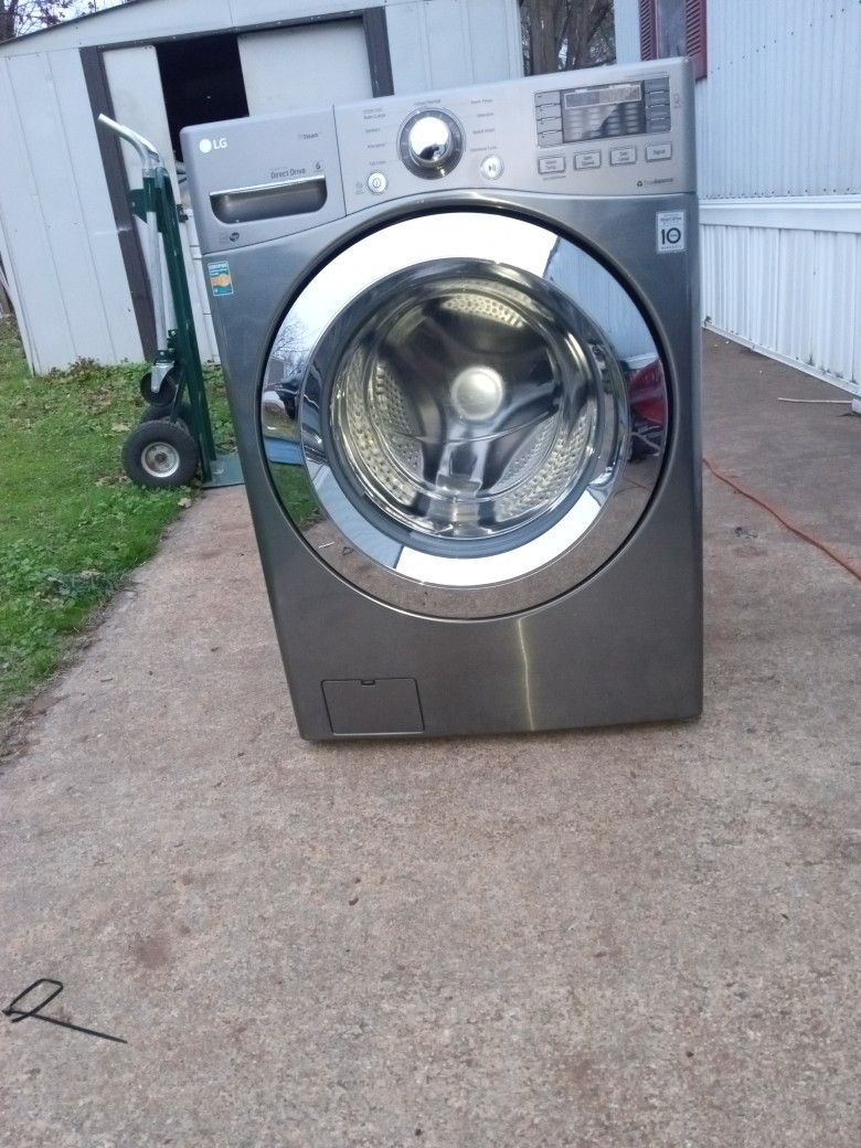 Vendo Lavadora LG Front Load Stainless Steel