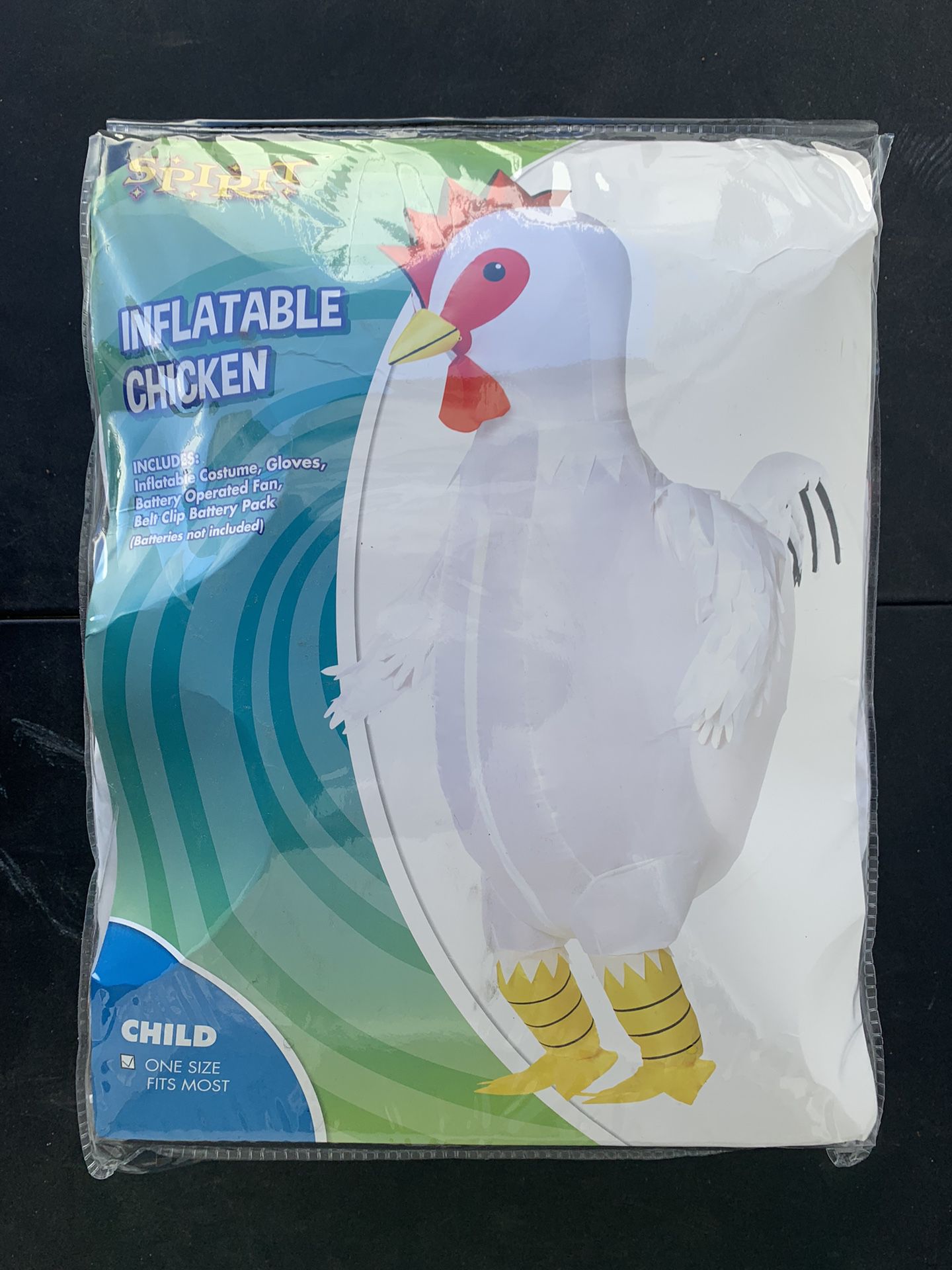 Inflatable Chicken Child Size Halloween Costume