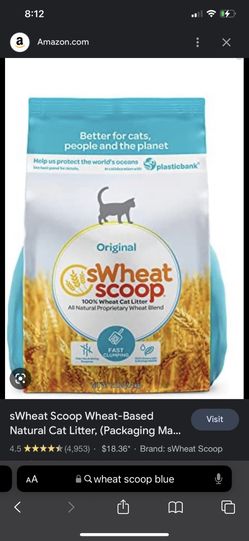 swheat scoop large cat litter