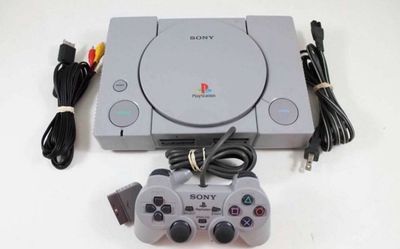 Vintage Sony PlayStation And Controller PS1