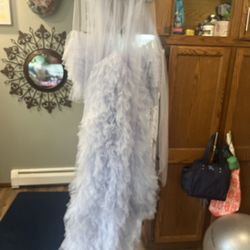 Photoshoot/Pregnancy Photos Layered Tulle Robe Lilac S/M