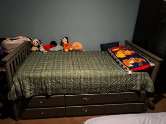 Double twin bed
