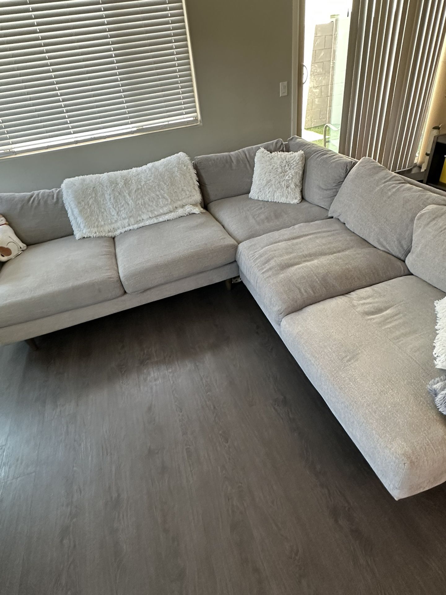 Living Spaces sectional