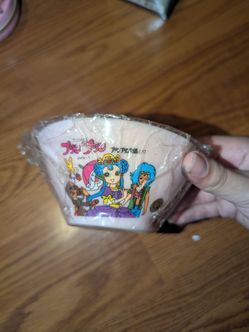Set of 2 vintage Japanese rice bowls Princess Pulin/Pulin Pulin