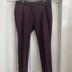 Women’s Size 14 Burgundy Pleated Dress Pants – Like New