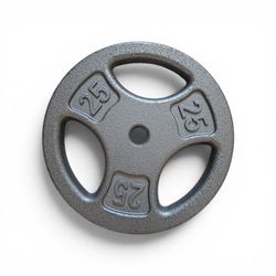 ➖️25lb Black Cast Iron Standard Weight Plate, Single / / $30.00 / /