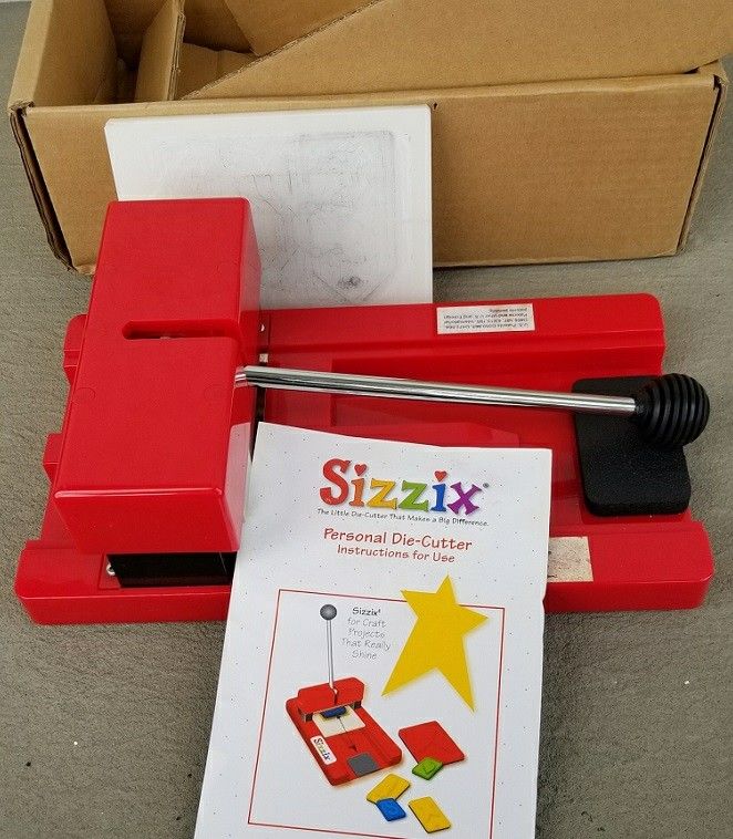 ProvoCraft Sizzix Original Personal Die-Cutter Press IN BOX Mat/Manual