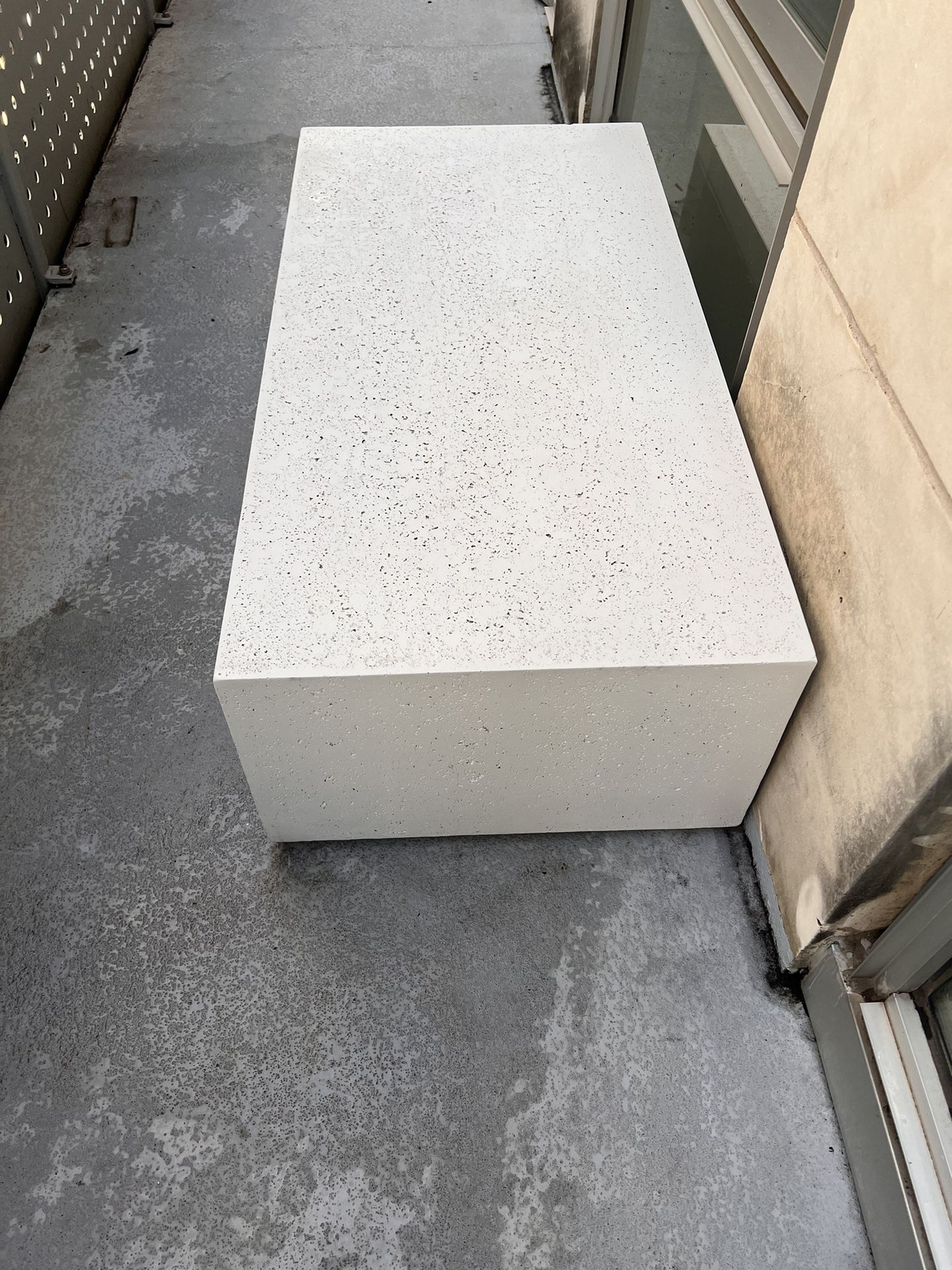 CB2 Indoor/ Outdoor Concrete Coffee Table 