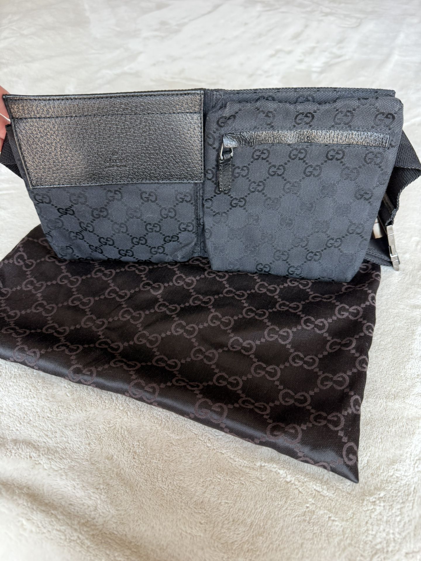 Gucci Black Fanny Pack
