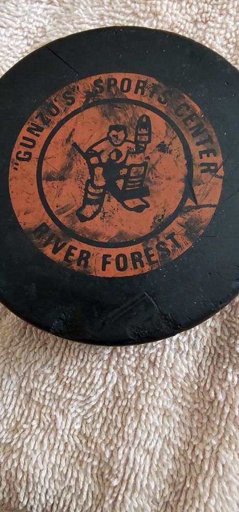Vintage Gunzo's Hockey Puck