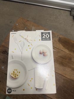 Tableware Kit for 20 Guests - New - $15
