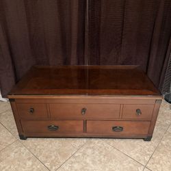 Coffee Table With Storage And Glass