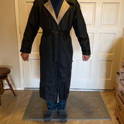 Ladies trench style raincoat