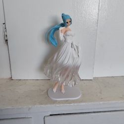 Nefertari Vivi One Piece Lady Edge Wedding Bridal One Piece Anime Figure White Dress Banpresto
