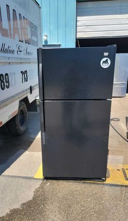 Maytag Top Mount Black Fridge
