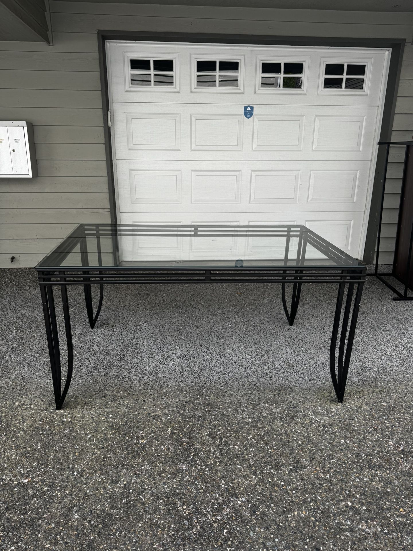 Vintage 6 Person Dining Table + Matching Chairs