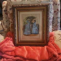 1860s Antique La Monde  Picture