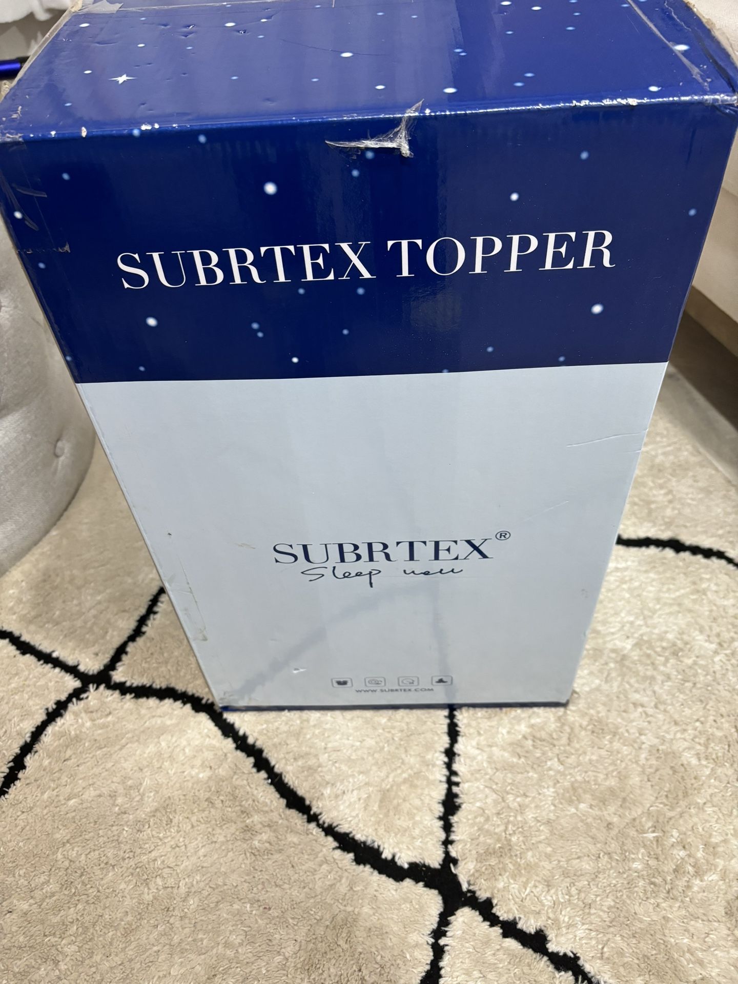 Subrtex Topper Sleep New  Size Queen