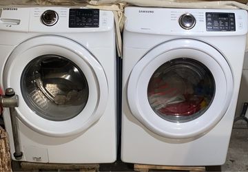 Samsung Front Load Washer & Dryer Set – $400
