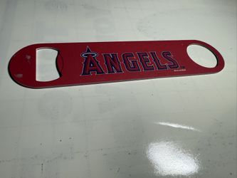 LOS ANGELES ANGELS METAL BOTTLE OPENER 2 SIDED 