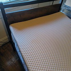 Twin Bed, Mattress and 3-inch Topper