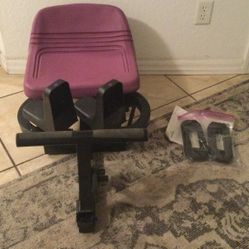 Exercise Machine, Body By Jake Hip And Thigh Machine $50