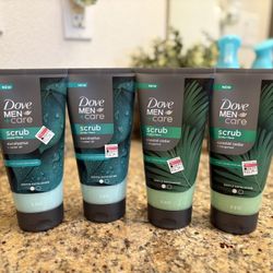 Dove Men Face & Body Scrub 