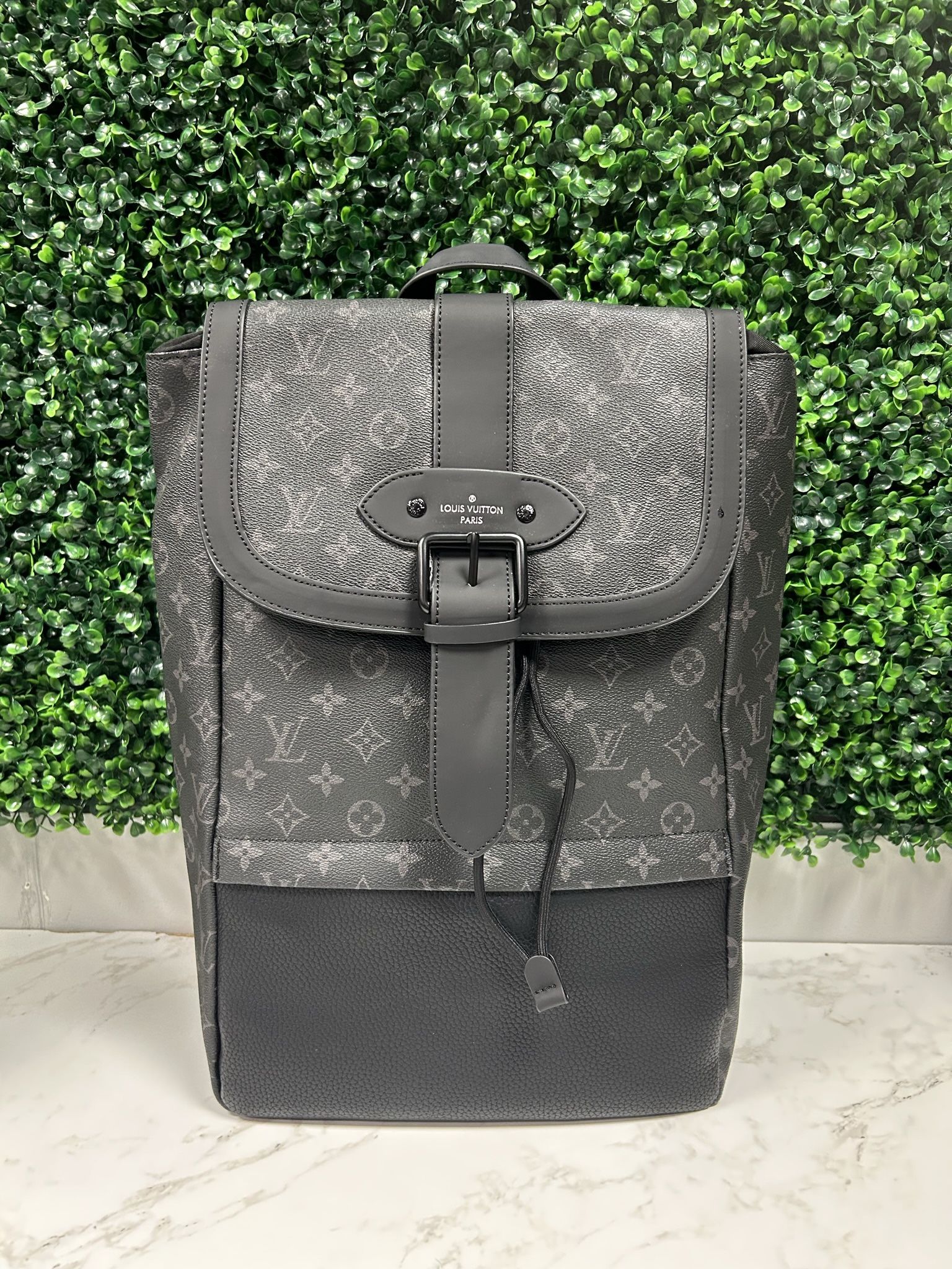 Beautiful Black/grey Flower Backpack