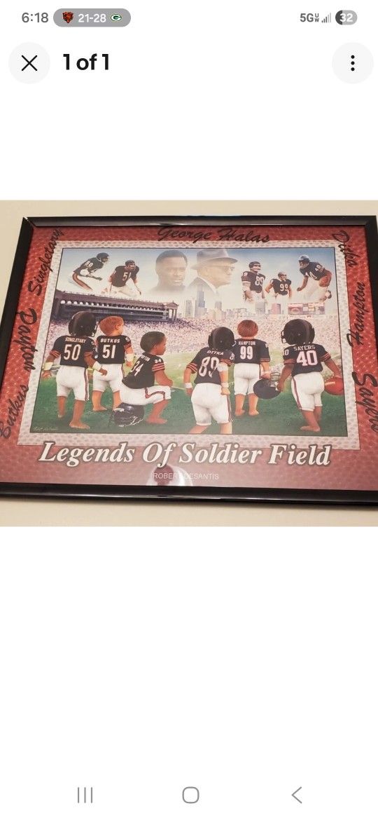 CHICAGO BEARS LEGENDS OF SOLDIER FIELD 