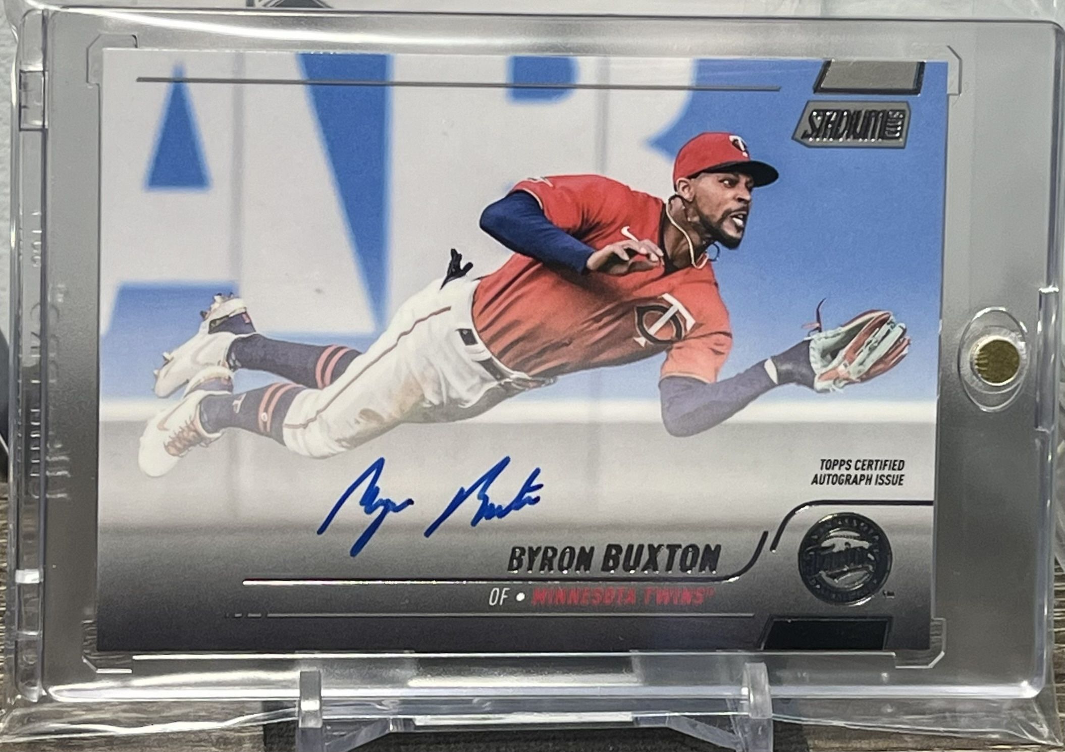 2022 Topps Stadium Club Autograph Byron Buxton Auto Minnesota Twins