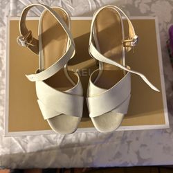 Michael Kors White High Heel 