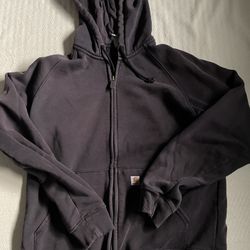 Vintage Women Carhartt Front Zip Hoodie Size M