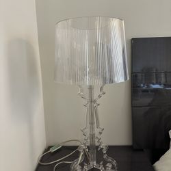 2 Kartell Bourgie Transparent Lamps 