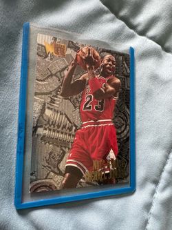 Michael Jordan 1995-96 Fleer Metal Nuts & Bolts Card