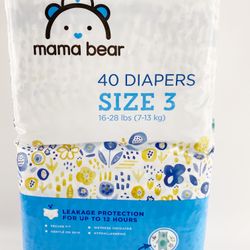 New mama bear 40 pcs diapers size 3
